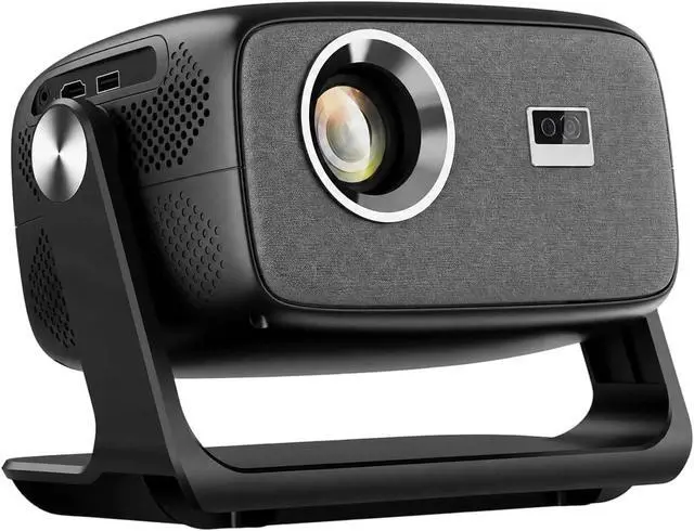 Alt view image 3 of 7 - Smart Projector with WiFi and Bluetooth, Built-in Rotating Pan-tilt Mount