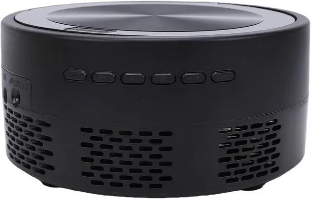 Alt view image 6 of 7 - Portable DVD Projector, Movie Projector with Built in DVD Player, 1080P Support, 20 to 100 Inch Short Throw, Dual 2W Speakers, for Home Bedroom Outdoor Use (US Plug)