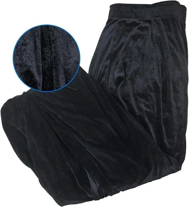 Alt view image 6 of 7 - SCREENPRO Black Fast Fold Projection Screen Skirt Covers Screen Legs, Wrinkle-Free, Fits 100"-144" Screens, Quick Install, Ideal for Conferences, Weddings & Large Events