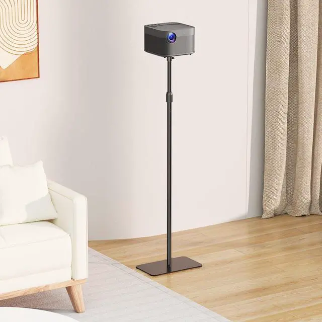Alt view image 3 of 7 - suptek Exdentable 63.9" Projector Stand 360°Swivel, Height Adjustable 53.7-63.9inch, Mini Projector Mount Bracket, Compatible with Home Office Video Vlog DVR Camera, PR001FL