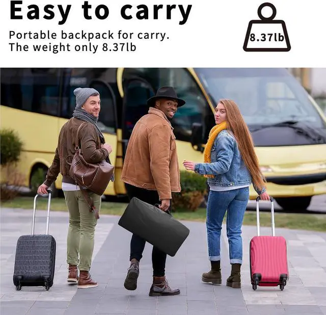 Alt view image 4 of 7 - VISULAPEX Projector Screen with Stand 120 Inch, 16:9 4K HD Portable Projector Screen Indoor Outdoor, Foldable Wrinkle-Free Movie Screen 160° Front Rear Projection Screen with Carry Bag for Home Movie