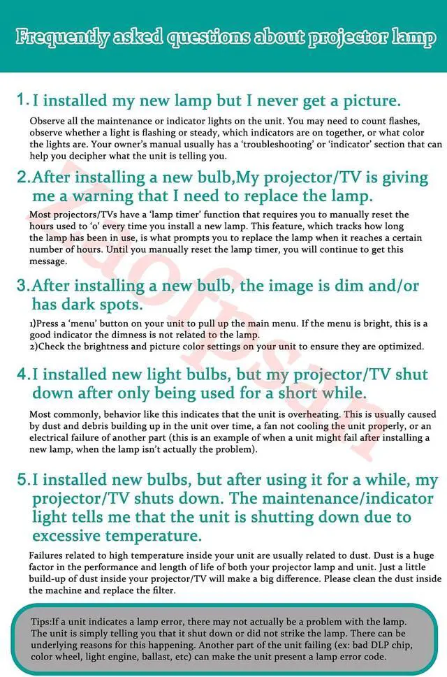 Alt view image 6 of 6 - XL-2200 A+ Quality Replacement TV Lamp for Sony KDF-E60A20 KDF-E55A20 KDF-60WE655 KDF-60WF655 KDF-60X5955 KDF-60XS955 KDF-55XS955 TV Bulb with Housing