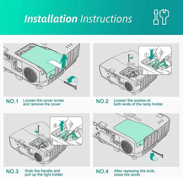 Alt view image 6 of 7 - Stanlamp LMP-H202 LMP-H201 Original for Sony VPL-HW30AES HW30ES HW50ES HW55ES VW95ES HW30 HW30ES SXRD HW40ES Projector Long-Lasting Replacement Projector Lamp with Housing