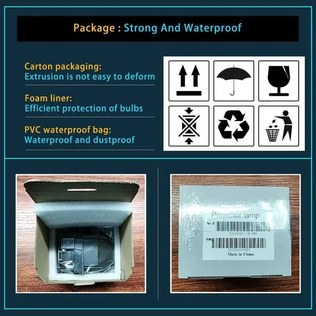 Alt view image 6 of 6 - RLC-119 Replacement Lamp Bulb with Housing Compatible with VIEWSONIC PX701-4K PX701HD PX703HD VS11990 PG701WU Projector Lamp