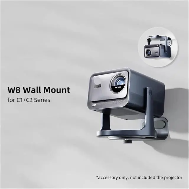 Alt view image 4 of 5 - Projector Wall Mount Bracket Compatible for Hisense C1 C2 Series