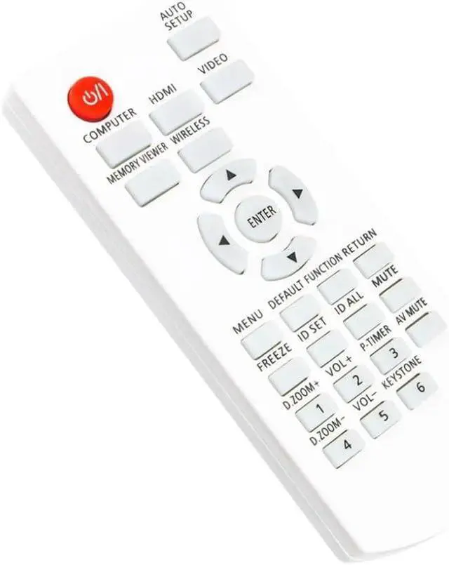 Alt view image 2 of 4 - N2QAYA000142 Projector Remote Control for Panasonic Projector in Living Rooms or Rooms, No Programming or Pairing Needed, Replacement Remote Compatible Models PT-SW280A PT-SX300A PT-SX320A PTSW280A