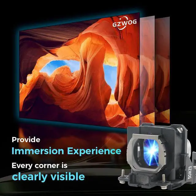 Alt view image 4 of 6 - ET-LAE700 ET-LAE900 Replacement Projector Lamp Bulb for Panasonic PT-AE700 PT-AE700E PT-AE700U PT-AE800 PT-AE800E PT-AE800U PT-AE900 PT-AE900U with Housing