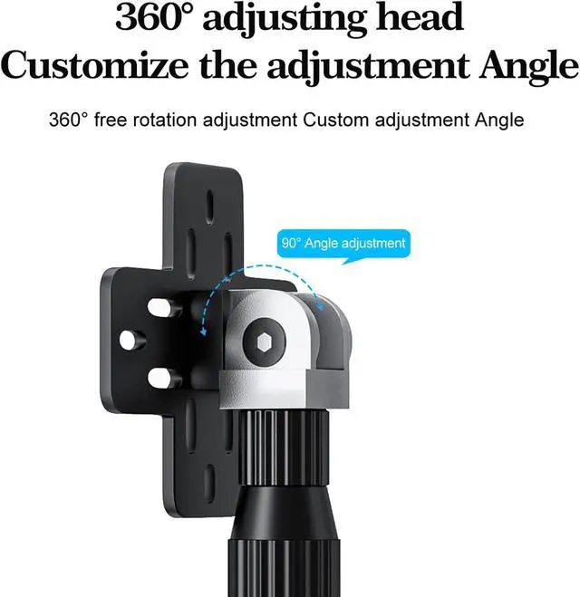 Alt view image 5 of 7 - EBTOOLS Hologram Fan Stand, Hologram 3D Fan Stand with Multi Function Base, Height 15.5 to 24 Inch, 8.81 Lbs Load, Metal Projector Mount for a Variety of Hologram Fans