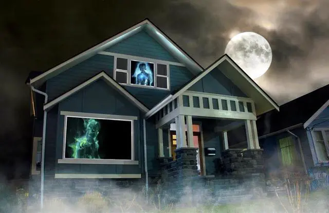 Alt view image 3 of 7 - AtmosFearFx Ghostly Apparitions DVD with Reaper Brothers® Rear Projection Screen