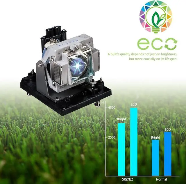 Alt view image 2 of 6 - NP12LP Original Replacement Projector Lamp Bulb for NEC NP4100 NP4100W for VIVITEK D5530 D5600 D6000 D6010 D6500 D6510 D6515 D6520 DU6675 DW6030 DW6035 DX6535 with Housing