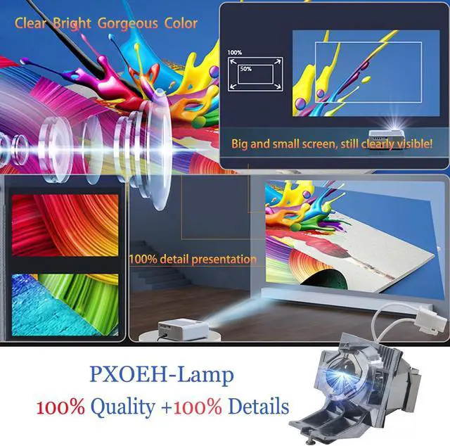Alt view image 4 of 6 - A+ Quality RLC-116 for VIEWSONIC PX700HD PG700WU Replacement Projector Lamp Bulb with Housing