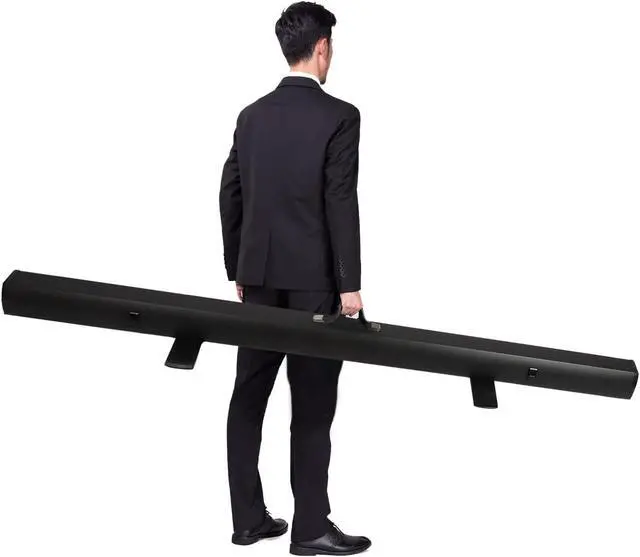 Alt view image 3 of 6 - MYOYAY 84 Inch Manual Pull up Projector Screen 4:3 4K HD Floor Standing Projector Screens Portable and Retractable Video Projection Screen Movie Screens for Indoor Outdoor Home Hotel School Office
