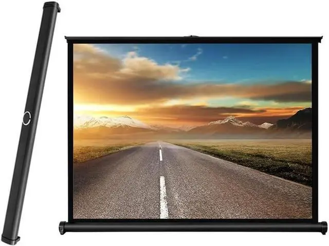 Main image of Tabletop Projector Screen Pull Up Screen 20in 30in 40in 50in Retractable Projection Screen Mobile Tabletop Screen Portable Movies Screen(20inch(4:3))