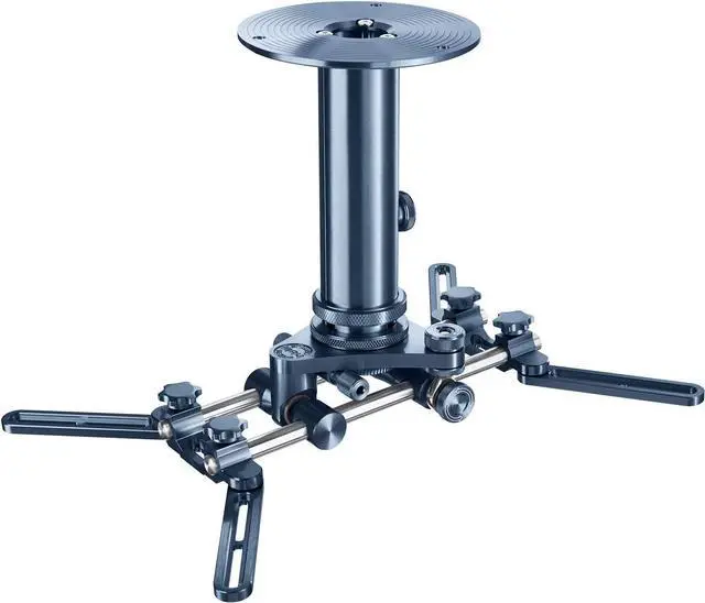 Main image of Jomard Universal Projector Mount, Ceiling Mount Millimeter-Precision Fine Tuning Tilt Swivel, Heavy Duty 66lbs Capacity, Telescopic Height Adjustable with Cable Management FPH-090 (Gray)