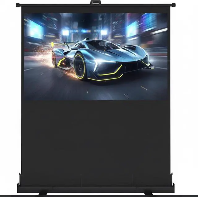 Main image of YODOLLA 72 Projector Screen Manual Floor Rising 16:9 Retractable Screen