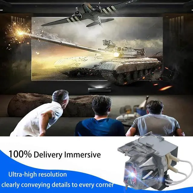 Alt view image 5 of 6 - BL-FU245A A+ Quality for Optoma EH412ST EH412 W412 X412 HD39HDR GT1080HDR Projector Replacement Lamp Bulb with Housing
