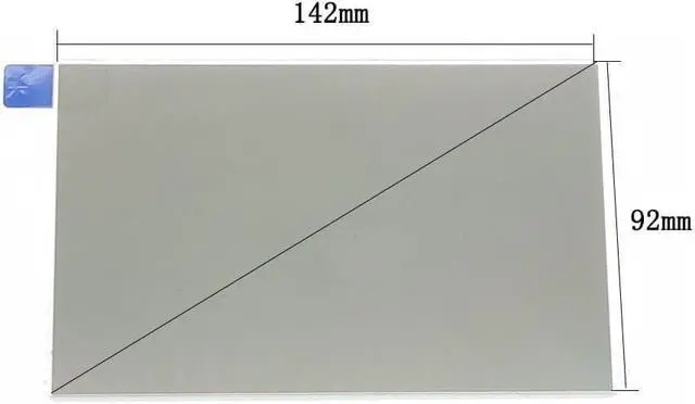 Alt view image 4 of 5 - 2 Pieces of T60A T26 Projector high Temperature Resistant Heat Insulation brightening Glass RD-826 142 * 92