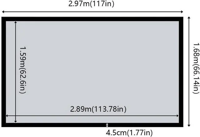 Alt view image 2 of 7 - 135 Inch Fixed Aluminum Frame Projection Screen, 16:9 HD Widescreen Projection Screen, Home Theater HD TV Movie Projection