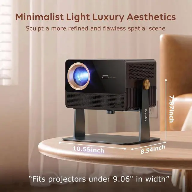 Alt view image 2 of 7 - 360° Rotating Adjustable Projector Stand for Home Use