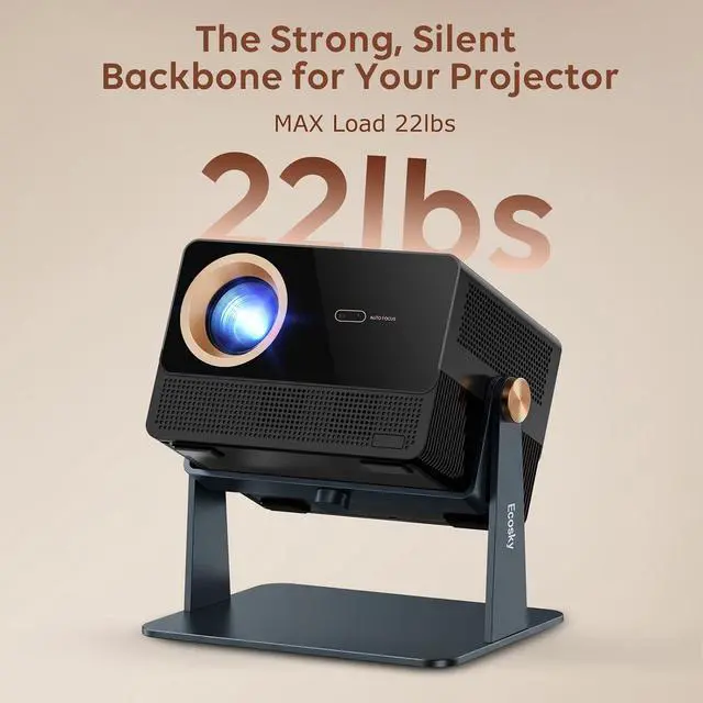 Alt view image 6 of 7 - 360° Rotating Adjustable Projector Stand for Home Use