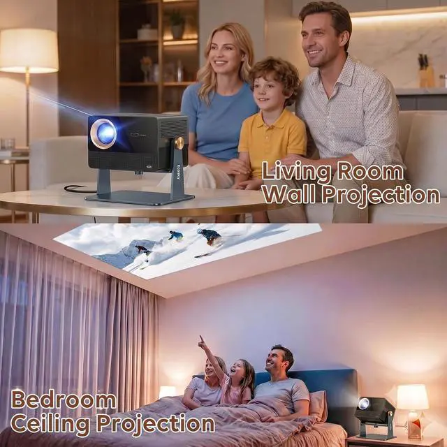Alt view image 7 of 7 - 360° Rotating Adjustable Projector Stand for Home Use