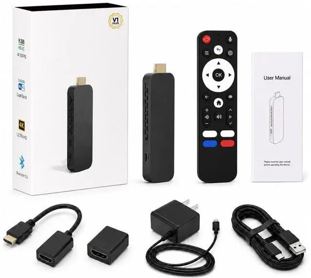 Main image of COLASTICK V1 Plus, Network Connectivity Device, WiFi, 2GB RAM 32GB ROM, Android 14, Power Cord and User Manual, Remote Control
