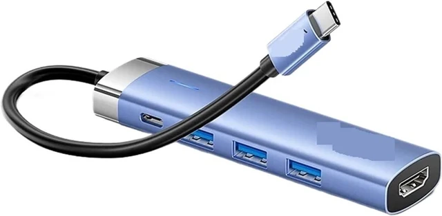 Main image of 5 in 1USB C HUB HDMI 4K PD 100W USB 3.0 5Gbps Expansion Adapter Docking Station Splitter for MacBook