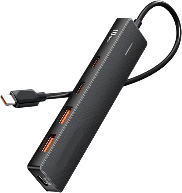 Main image of 5 in 1 USB 3.2 HUB 10Gbps Splitter Expansion USB A TY>pe C HUB Multiport Adapter for(USB C 2 3)