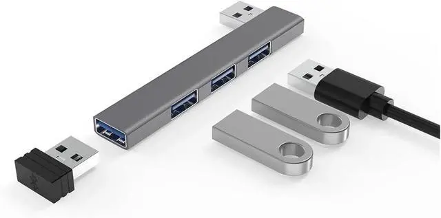 Alt view image 5 of 7 - 4 in 1 USB-C USB HUB Splitter High Speed Docking Station USB 3 USB-C HUB PD OTG Adapter for PC Accessories(C to USB)