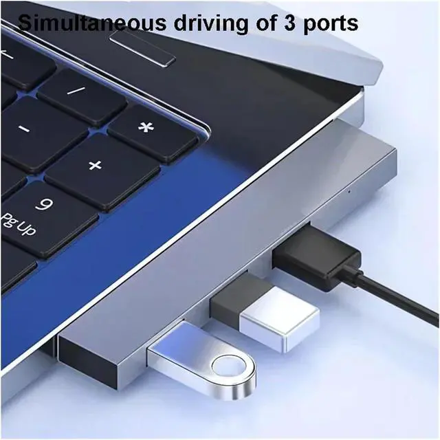 Alt view image 6 of 7 - 4 in 1 USB-C USB HUB Splitter High Speed Docking Station USB 3 USB-C HUB PD OTG Adapter for PC Accessories(C to USB)