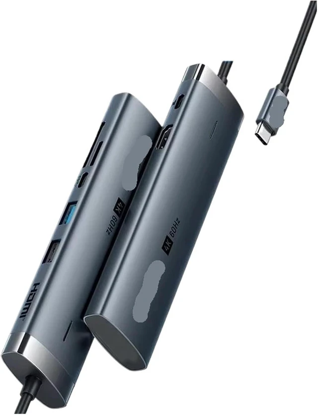 Main image of USB C HUB 4K 60Hz TY>pe to HDMI RJ45 Ethernet PD 100W SD TF for PC Sum/sang Tablet 3 Hub(7-in 1 HDMI 4K30Hz)