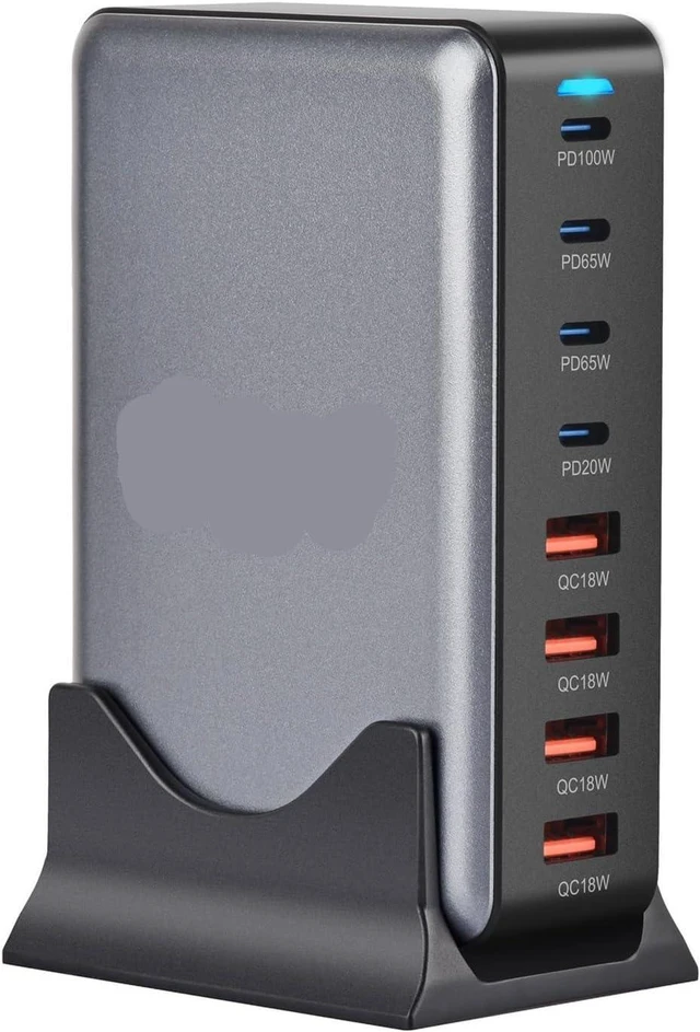 Alt view image 2 of 4 - 320W GaN USB C Fast Desktop 8-Port TY>pe PD 3.0 for IPhone15 14(US)