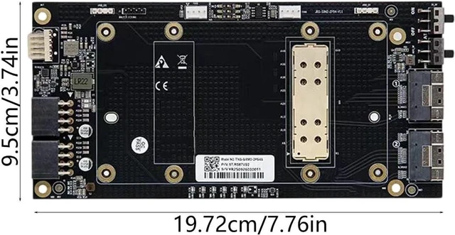 Alt view image 3 of 7 - SXM2 Single Passthrough X16 Directly Connecting Backplanes for Highly Bandwidth GPU CPU Data Transfer in Training an