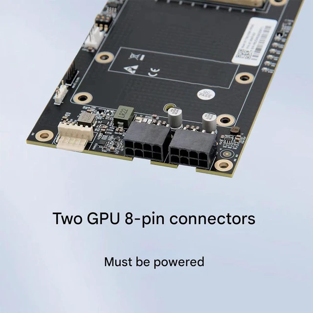 Alt view image 7 of 7 - SXM2 Single Passthrough X16 Directly Connecting Backplanes for Highly Bandwidth GPU CPU Data Transfer in Training an