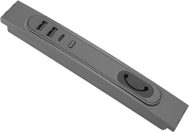 Alt view image 3 of 7 - USB Hub Docking Station Multiport Charging Splitter Fit for 2021-2023 and Model Y 2021-2023, 27W Fast Charging with 3 Color LED Light, 2 USB A and 1 USB C Port Adapter
