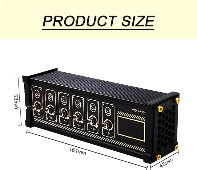 Alt view image 5 of 7 - 6 Ports USB C Splitter, Portable 6 Port USB Hub for Seamless Connectivity, Voice Control Function, Data Transmission, 10 USB Convenient Input Ports, Suit for Phones, Tablets, and Gadgets