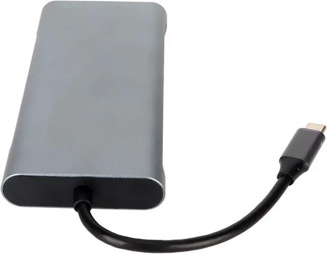 Alt view image 2 of 7 - Cryfokt USB C Hub 11 in 1 4K HD VGA Compact Docking Station for PC Monitor Projector with Fast Charge for OS X Laptop ProAir 1 Piece