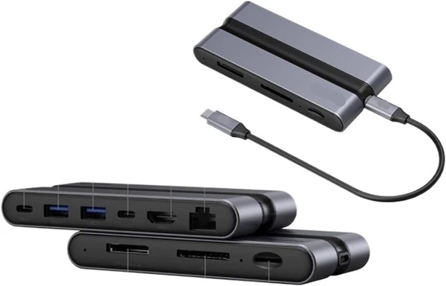 Alt view image 2 of 4 - CFexpress 9 in 1 Photography Docking Station A/B for SD/TF/CFexpress/USB-A/USB-C/HDMI Ports Portable -4662/4663(4663 Type A Readers)