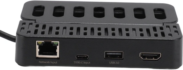 Alt view image 7 of 7 - SUNGOOYUE 6-in-1 Docking Station for Steam Deck ROG Ally Legion Go, Versatile Black Docking Station with 4K HD Multimedia Interface, Ideal for Gamers and Professionals, Includes 1