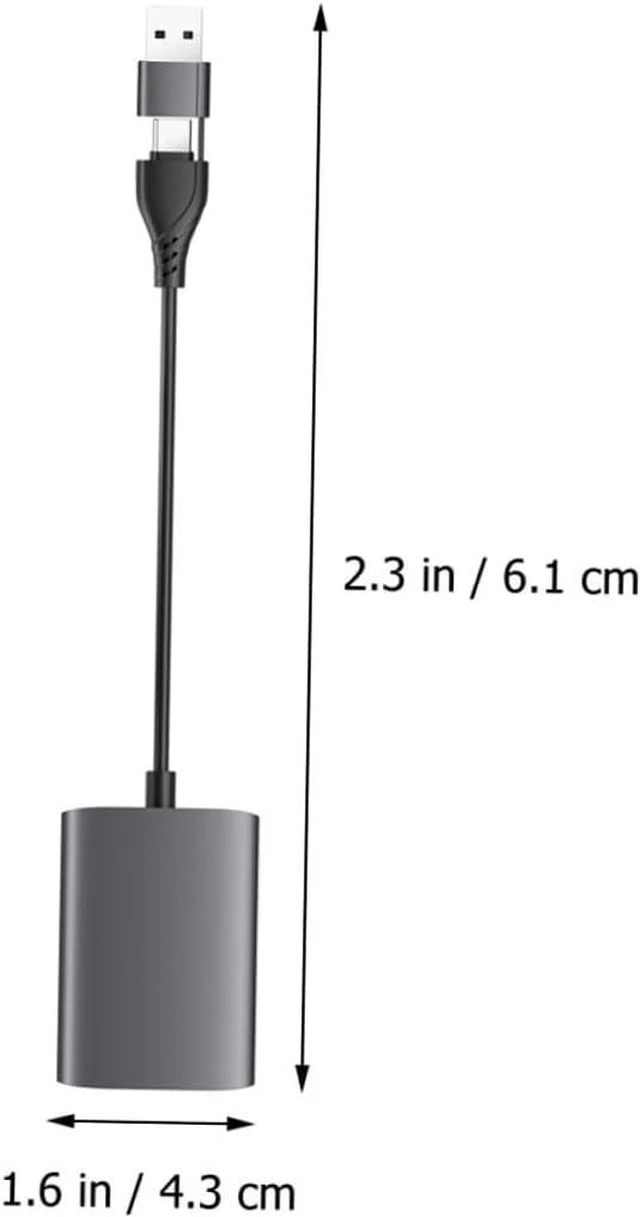Alt view image 6 of 7 - Type-c with Wide Compatibility to Dual High-Definition Video Adapter USB 3.0 1080p 60hz