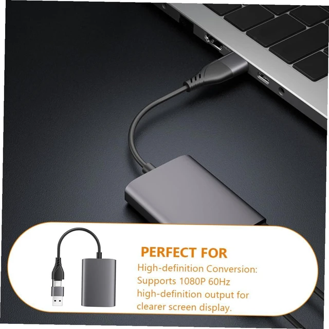 Alt view image 7 of 7 - Type-c with Wide Compatibility to Dual High-Definition Video Adapter USB 3.0 1080p 60hz