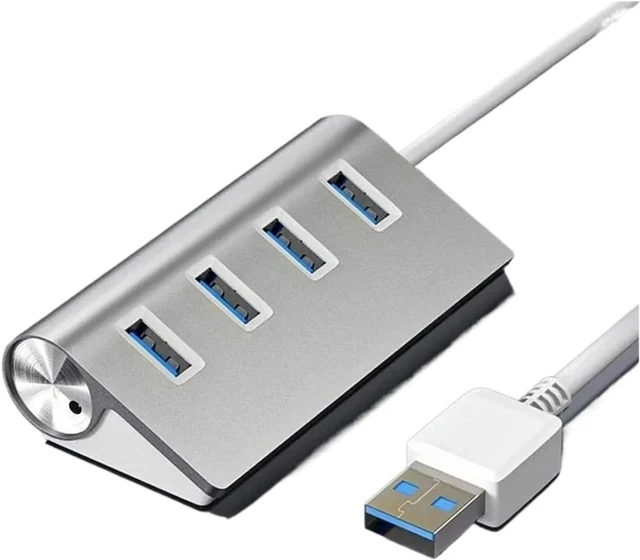 Main image of 5Gbps USB 3.0 HUB 4/7Port USB 3.0 Port Aluminum USB Splitter Docking Station Expander for Laptop Computer PC(7 in 1)