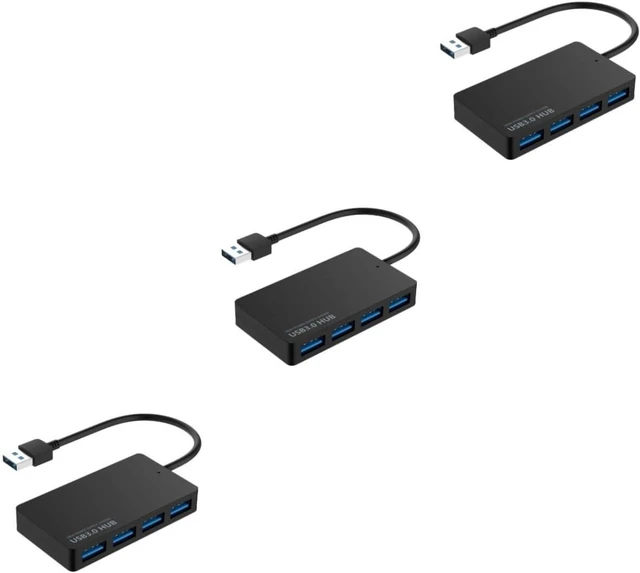 Main image of 3pcs Portable USB Hub Data Expansion Splitter for Laptop PC Computer Multipurpose USB Splitter Hub