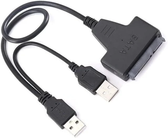 Alt view image 6 of 6 - SATA to USB 3.0 2.0 Easy Drive Cable USB 3.0 to Sata III Hard Disk Adapter External 2.5 Inch HDD SSD Hard Drive Adapter Power DC(USB 2.0 Power)