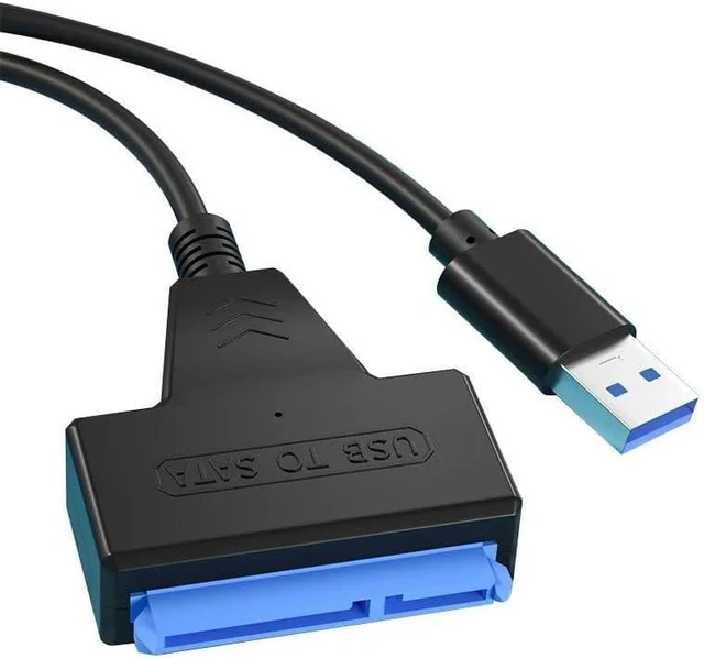 Alt view image 5 of 6 - SATA to USB 3.0 2.0 Easy Drive Cable USB 3.0 to Sata III Hard Disk Adapter External 2.5 Inch HDD SSD Hard Drive Adapter Power DC(USB 2.0 Power)