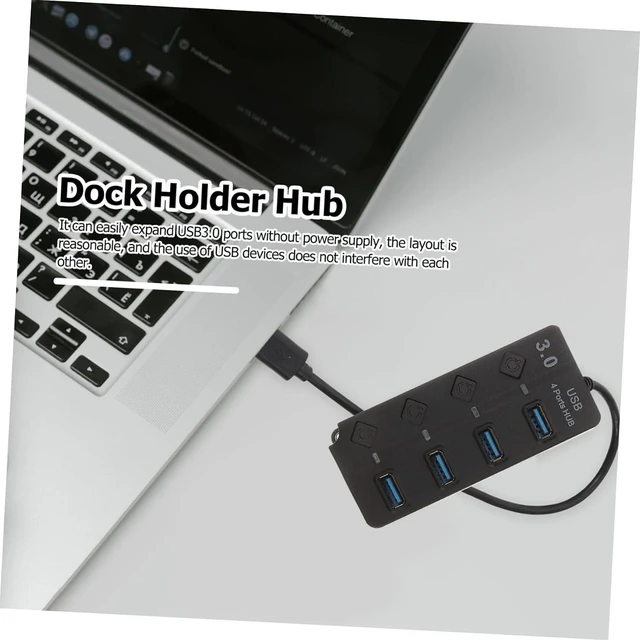 Alt view image 3 of 7 - 2pcs USB Hub Expansion Adapter for Computer Portable Data Hub USB Splitter Function