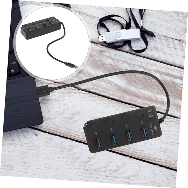 Alt view image 5 of 7 - 2pcs USB Hub Expansion Adapter for Computer Portable Data Hub USB Splitter Function