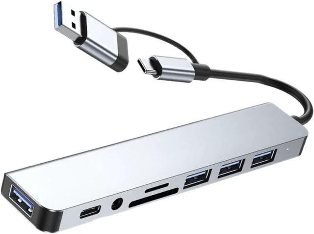 Alt view image 2 of 7 - Uonlytech 4pcs USB Hub Splitter Adapter Additional Ports for Laptop Multi-Port USB Expander Connector
