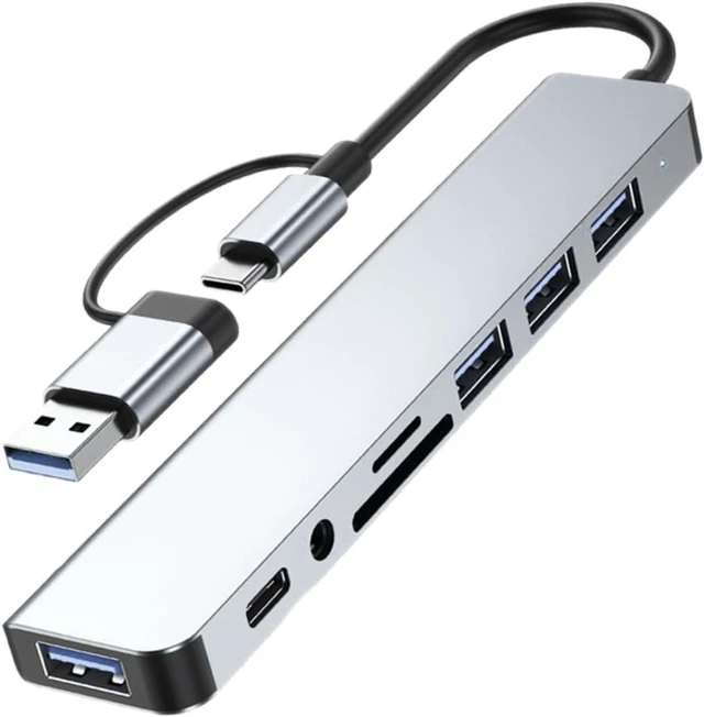Alt view image 4 of 7 - Uonlytech 4pcs USB Hub Splitter Adapter Additional Ports for Laptop Multi-Port USB Expander Connector