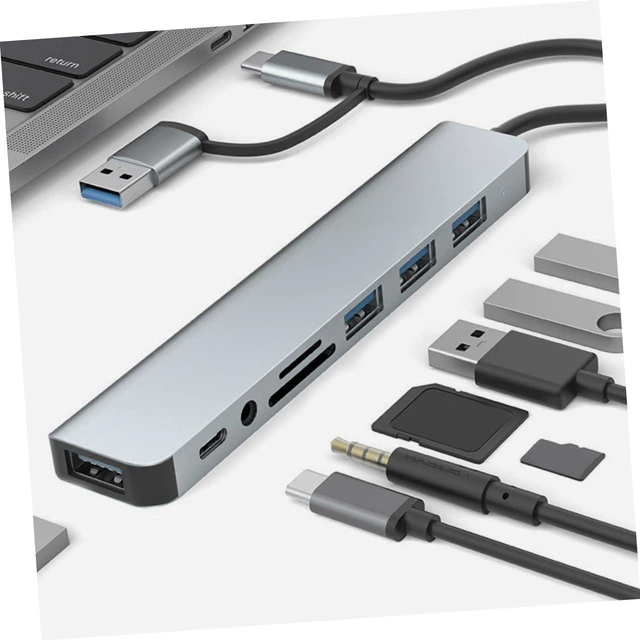 Alt view image 3 of 7 - Uonlytech 4pcs USB Hub Splitter Adapter Additional Ports for Laptop Multi-Port USB Expander Connector
